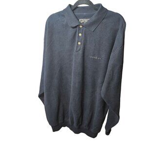 Camp David Mens XL Navy Blue Polo Shirt With Avhijon Embroidery